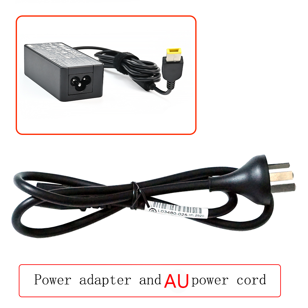 Chargeur adaptateur secteur pour ordinateur portable Lenovo, ThinkSub, ADLX45NLC3, ADLX45NDC3A, ADLX45NCC3A, 0C19880, 59370508, ADLX45NLC3A, 20V, 2,25 A, 45W: Orange