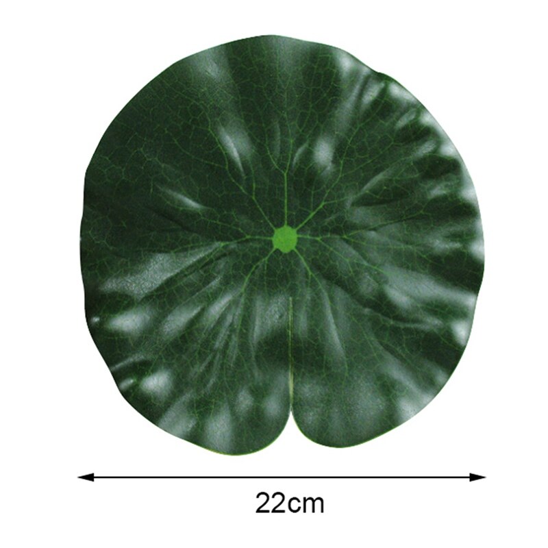 Drijvende zwembaddecoratie water decoratief aquarium visvijver landschap lotusblad kunstplanten bladeren