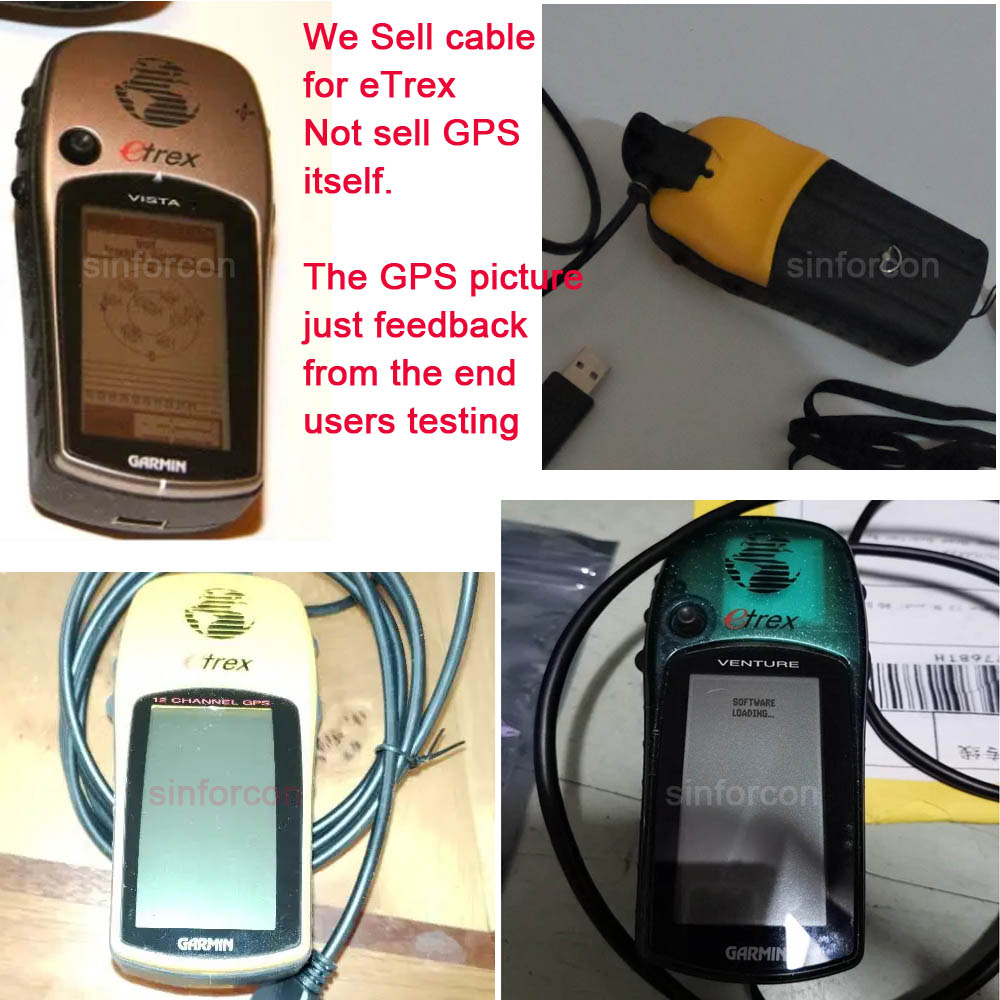Garmin eTrex/Eplug/data/GPS Cable for eTrex Venture/Vista/Lengend/Camo/Summit Google Map/route Upgrade/update PC Interface cable