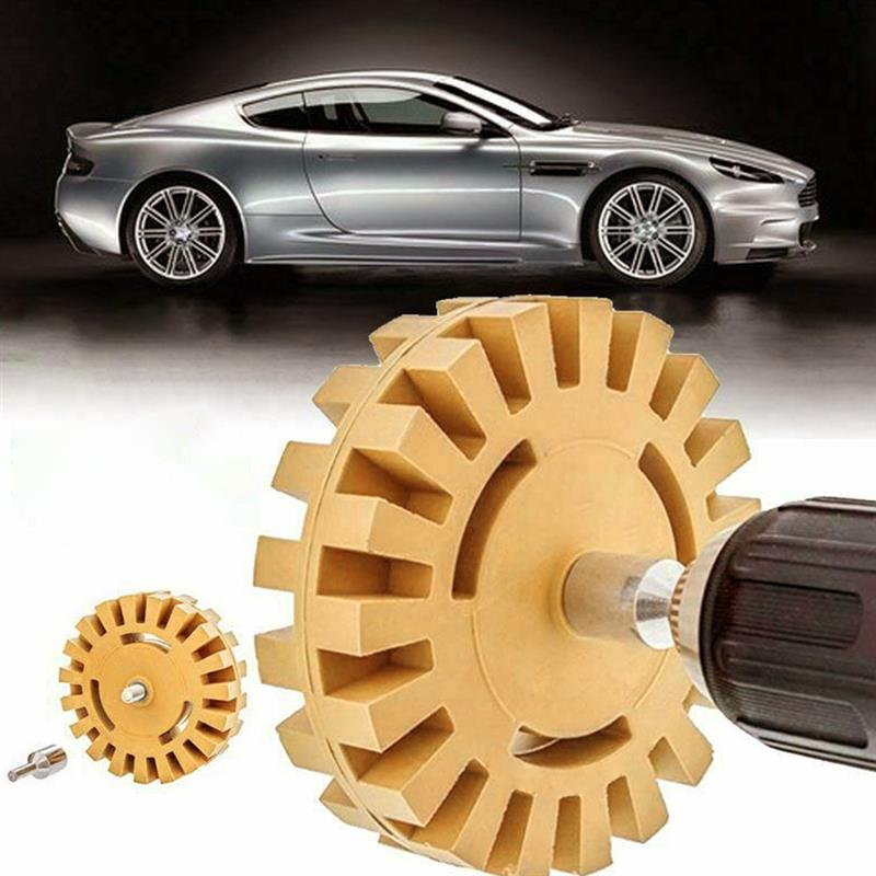 Car Sticker Remover Wheel Decal Glue Tape Rubber Eraser Wheel Paint Cleaner Car Polish Auxiliary Tool