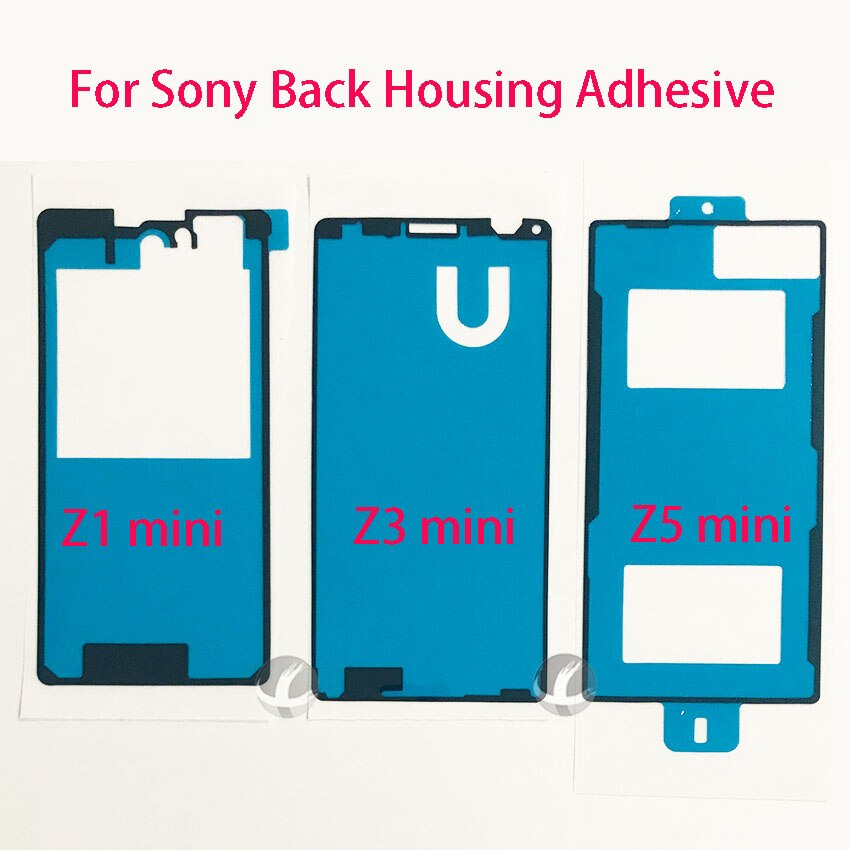 1pc Back Cover Sticker for Sony Xperia Z Z1 Z2 Z3 Plus Z4 Z5 Z1 Mini Z3 Mini Z5 Mini Compact Z5 Premium Rear Housing Adhesive