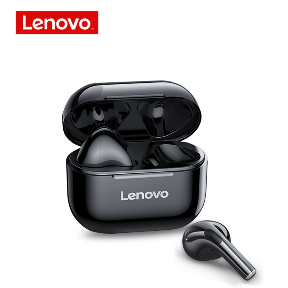 Original Lenovo LP40 TWS Wireless Earphone Bluetooth 5.0 Dual Stereo Noise Reduction Bass Touch Control Long Standby 300mAH