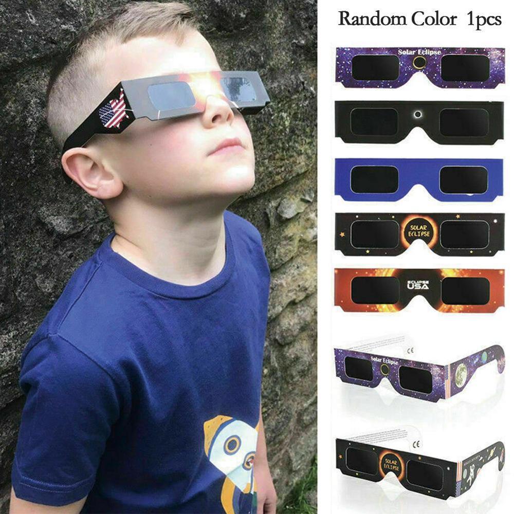 3D Frame Paper Solar Eclipse Glasses Total Observation Glasses Astronomical Accessories For outdoor Tools telescope