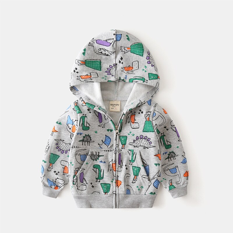 Kids Sweater Hoodies Voor Tiener Meisjes Cartoon Trui Jongens Herfst Winter Kind Sportwear: gray / 2T