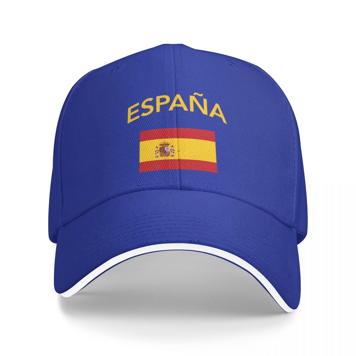 Espagne drapeau espagnol casquette de Baseball décontractée Tennis Skate camionneur chapeau été hommes femmes Style de rue casquettes de Baseball: Bleu
