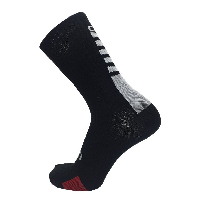 Calcetines de compresión para hombre, medias de para deportes al aire libre, baloncesto, ciclismo, novedad: Negro