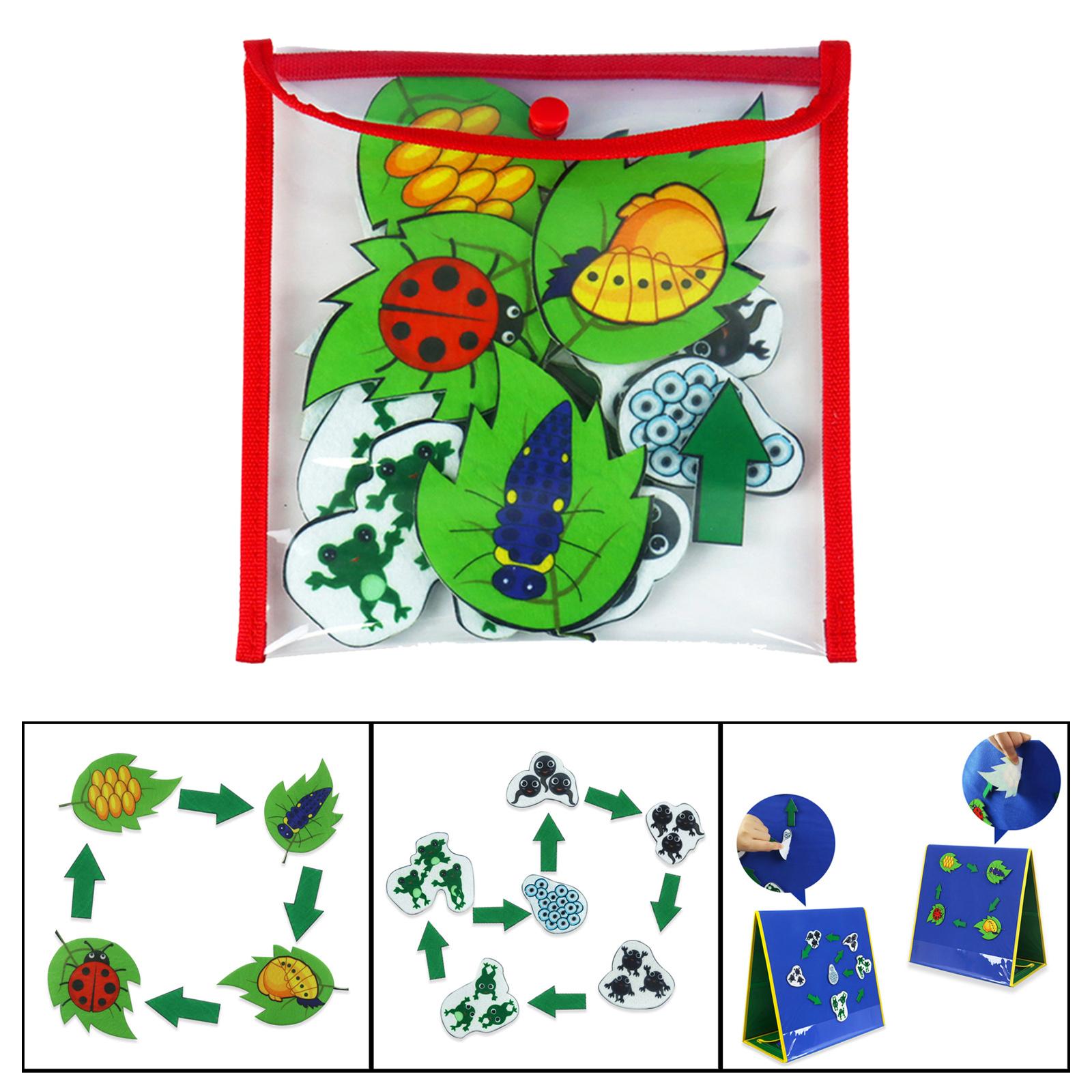 Foldable Felt Flannel Board Freestanding Felt Board for Classroom Preschool