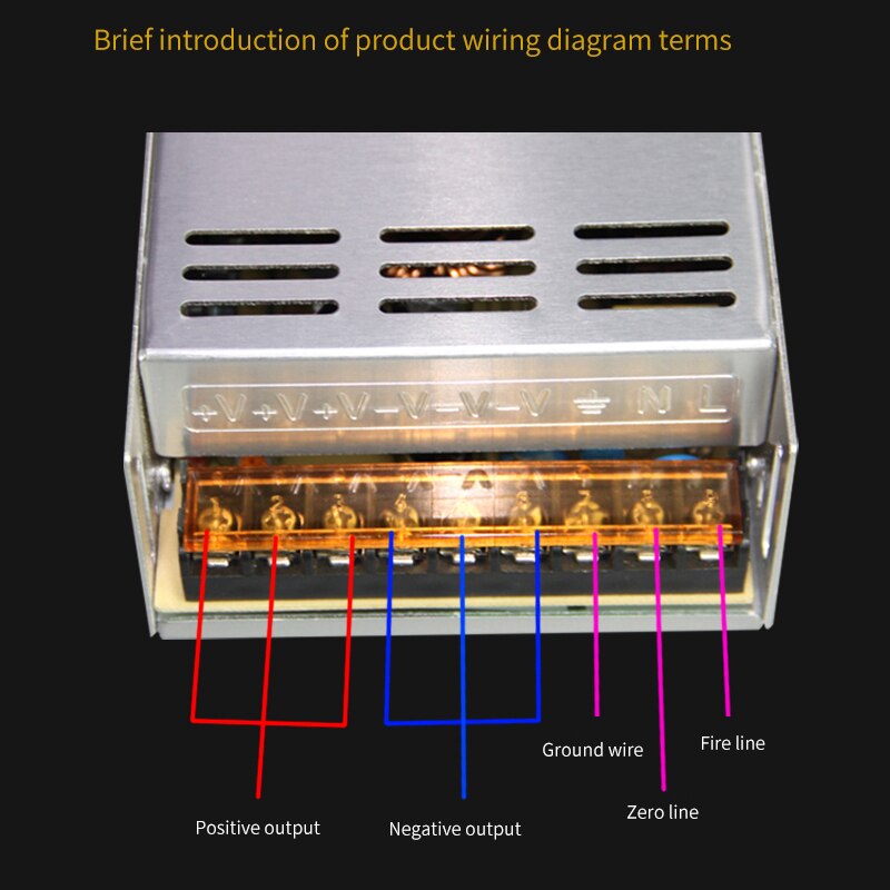 400W Switching Switch Power Supply Driver for LED Strip Light DC 12V 33A