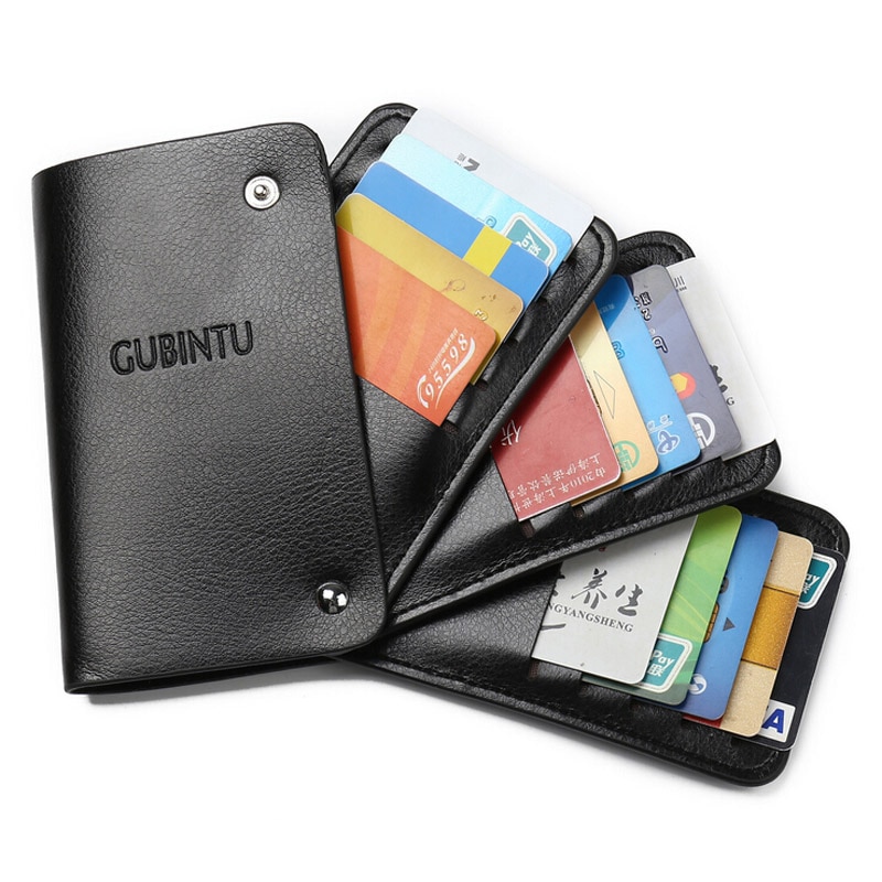 Porte-cartes à 30 fentes, grande capacité, unisexe, style renouvelable, portefeuille pour cartes d'identité porte-cartes professionnelles 3 couleurs