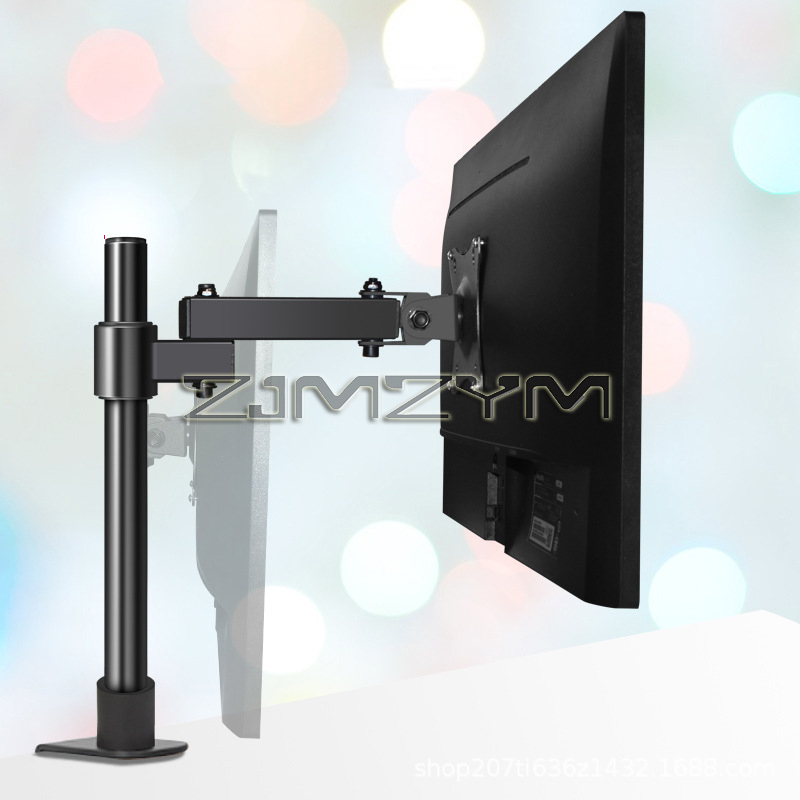 Single Monitor Bracket 14 To 27 Inches Screen Computer Desk Mount Stand Adjustable Monitor Arm Screen Holder