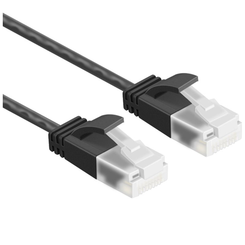 Ultra Slim Cat6 Ethernet Cable RJ45 Right Angle UTP Network Cable Patch Cord 90 Degree Cat6a Lan Cables for Laptop Router TV BOX: army green / 100m