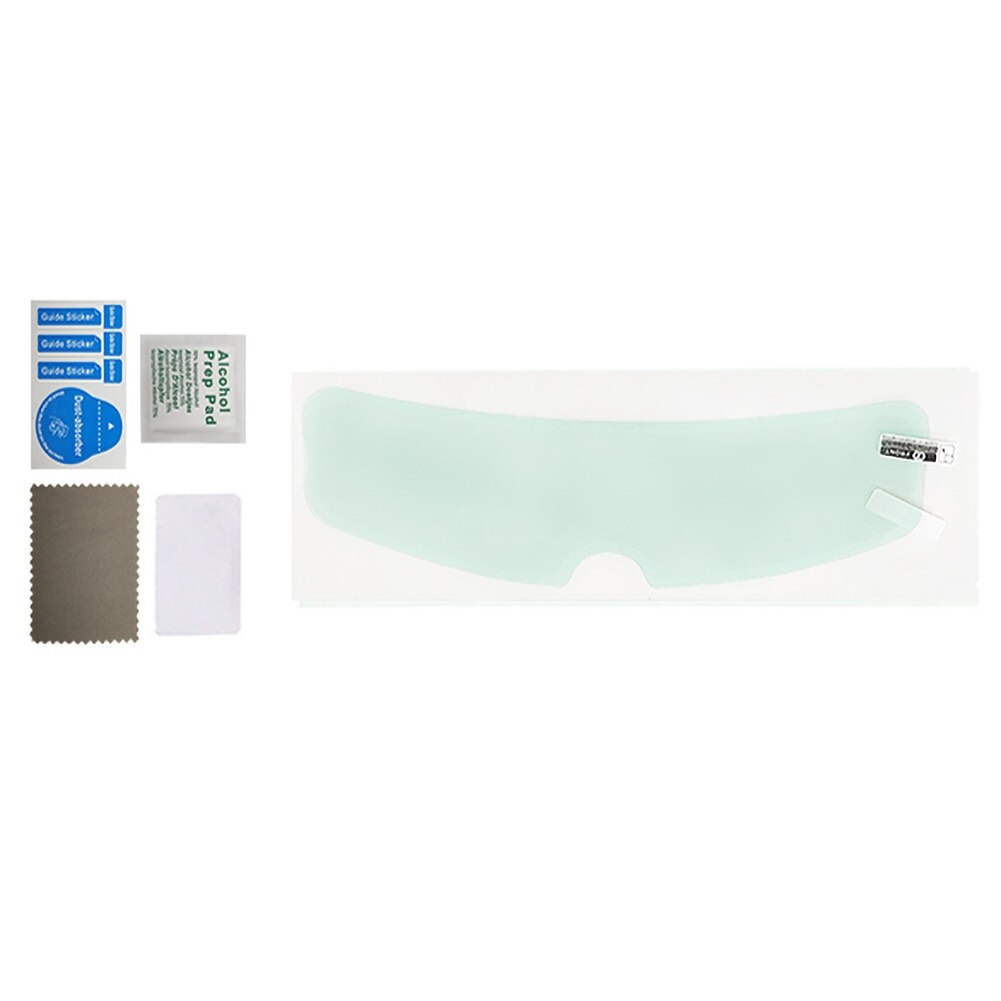 Universele motorfiets motorhelm vizier lens anti-condens heldere film sticker: Default Title