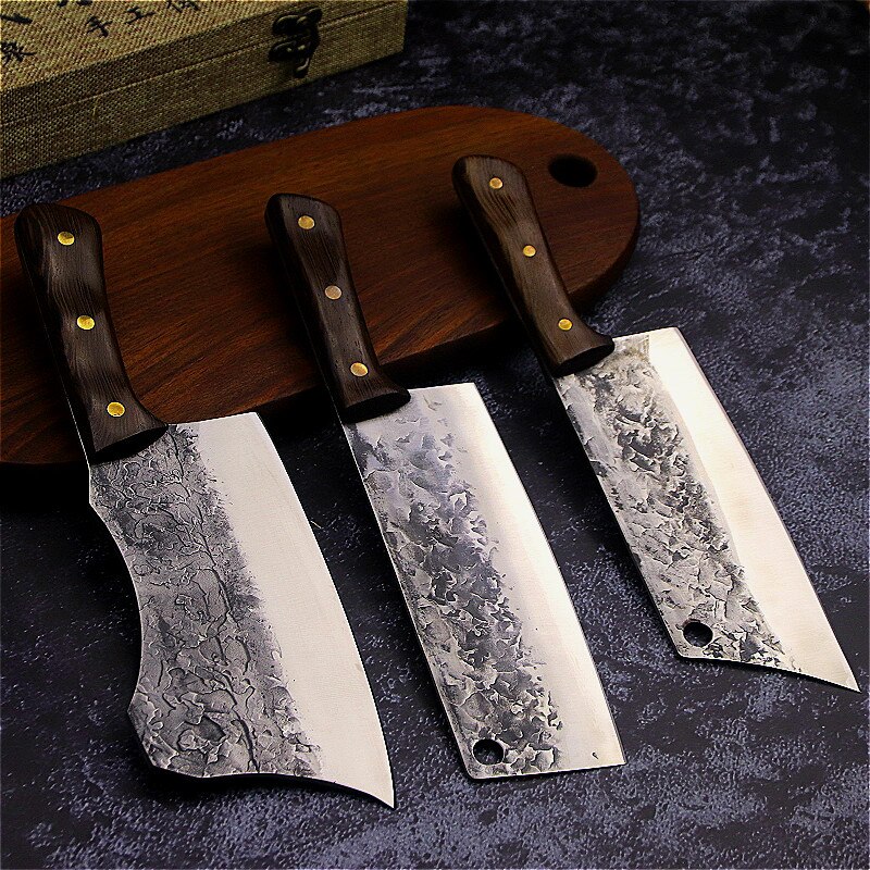 Manganese-steel forging sharp chef knife household kitchen knife multi-purpose chef knife slicer boning knife boning knife