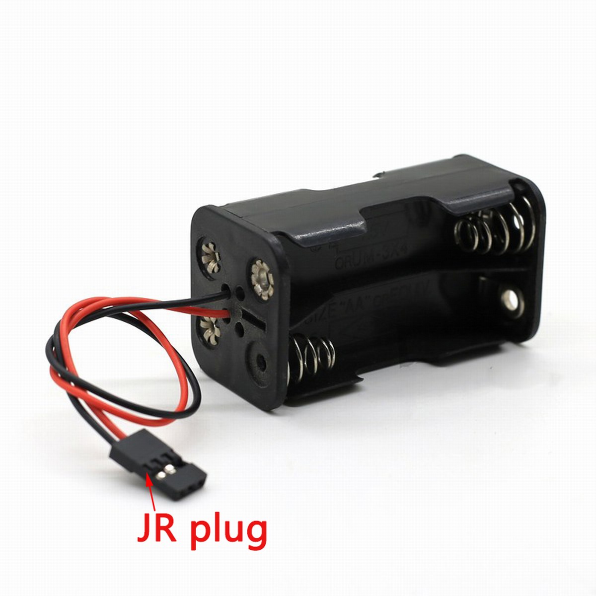 Interruptor receptor RC JR JST 6V luz de encendido/apagado caja de batería Nitro Power para RC coche barco: Verde claro