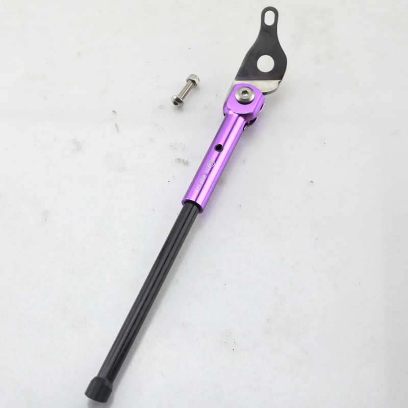 Béquille de vélo pliable 16 pouces, 2 modèles, 349, pour Brompton, en fibre de carbone: purple-A