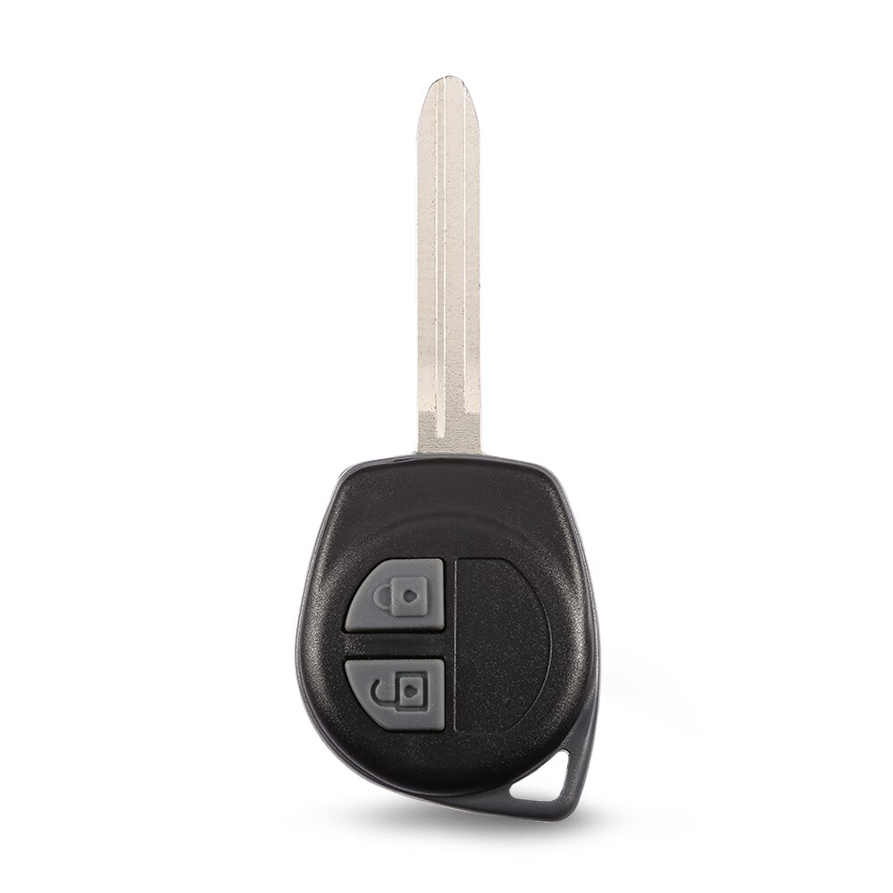 WhatsKey 2 Buttons Remote Car Key Shell For Suzuki Swift Vitara SX4 Alto jimny Replacement key HU133R/SZ11R Blade Button Pad: TOY43 With Pad