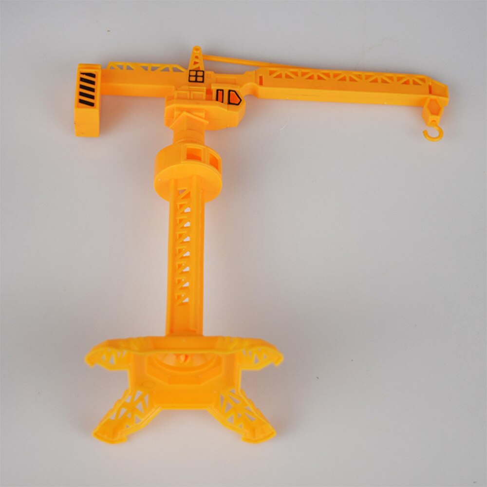 3pcs Construction Cranes Model Plastic Rotate Slewing Crane Toy for Kids Children