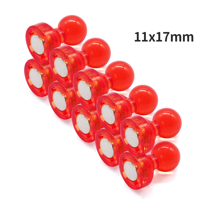 11x17mm Magnet Pushpin Office Pushpin Strong Neodymium Magnet Cone Magnet Super Magne t Refrigerator Sticker Magnetic Pushpin: grey