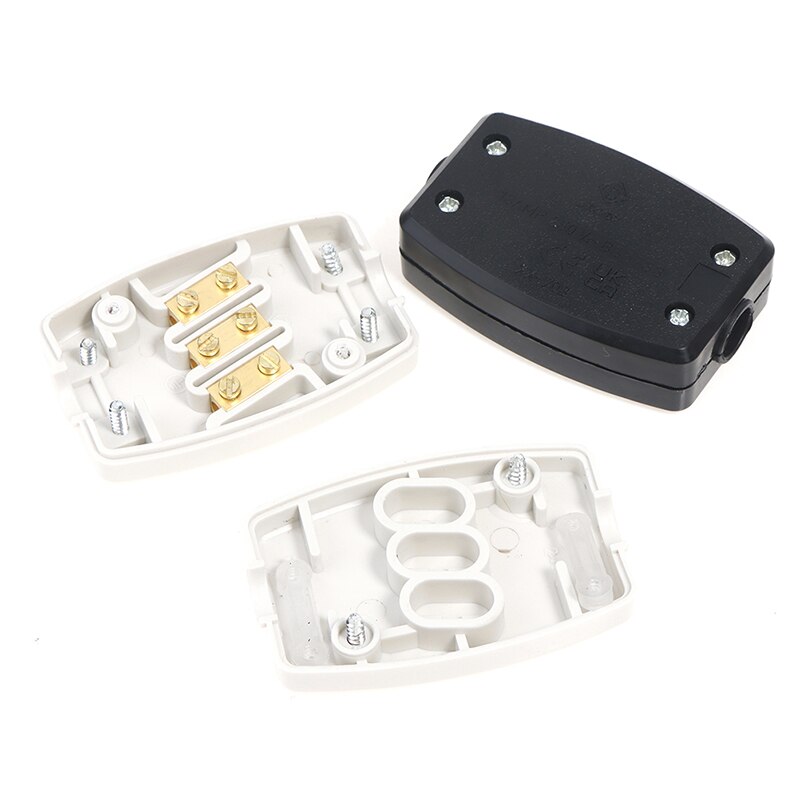 In-Line Connector Box 13A Electric Cable Flex Joiner 3 Terminal Case 250V Wire Mains For Cable Rated From 3A Up To 13A