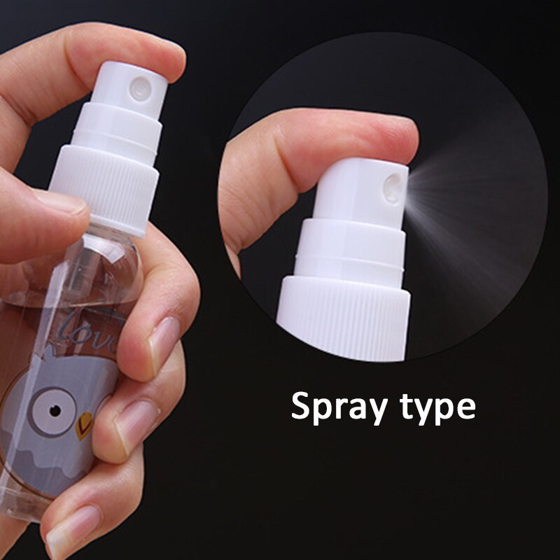 1Pcs Transparant Lege Spray Flessen 30Ml/40Ml/50Ml/75Ml/100Ml plastic Mini Hervulbare Container Lege Cosmetische Containers TXTB1