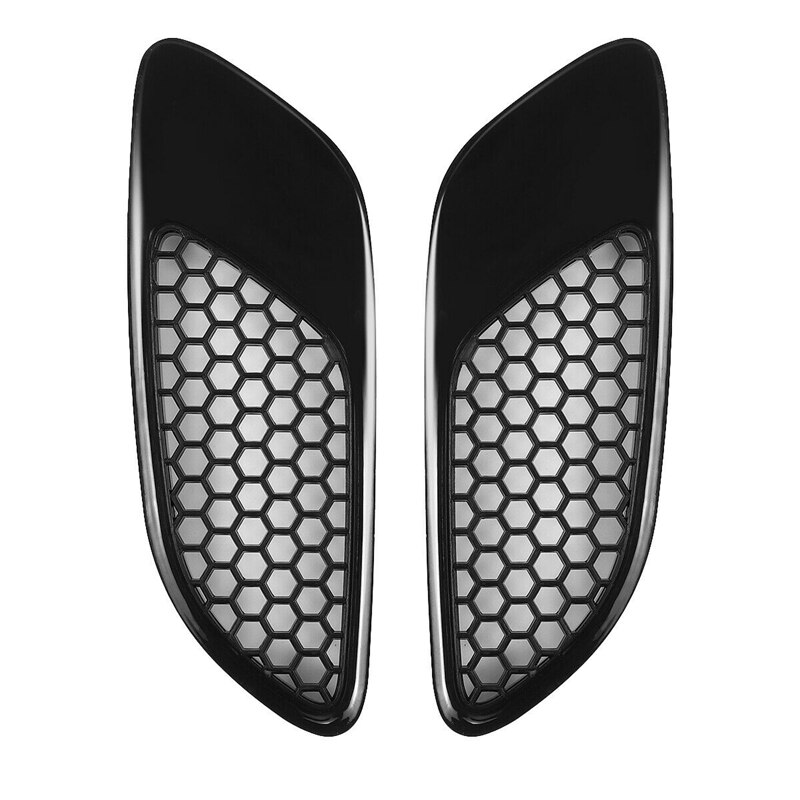 2 stk fronthette luftskive panseret ventilasjons spjeld for-bmw  e90 e91 e92 e93 m3