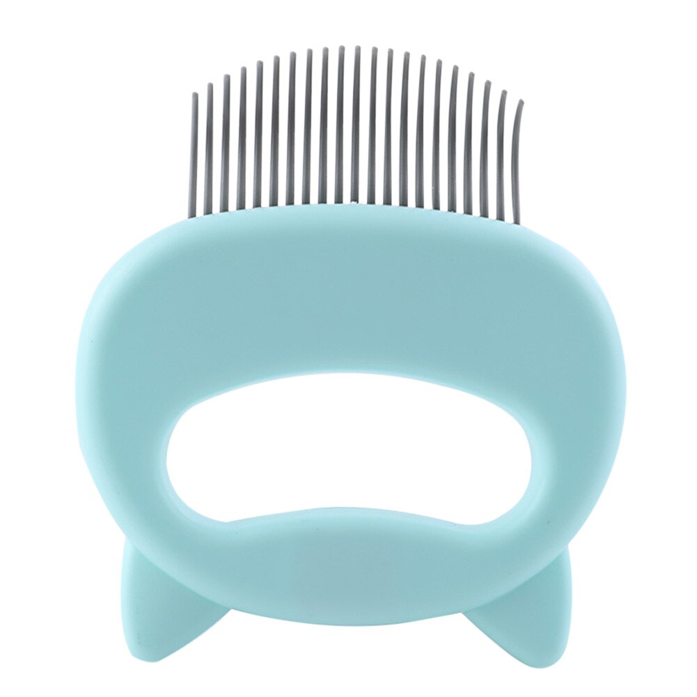 Dog Cat Combs Hair Remover Brush Pet Grooming Tools Dog Massage Comb Brush Remove Loose Hairs Pet Cat Supplies: green