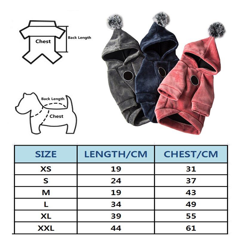 Pet Kleding voor Kleine Middelgrote Honden Puppy Hoodies Jas Lente Sweatshirt Hond Outfits Pet Bulldog Pug Warme Truien Kleding