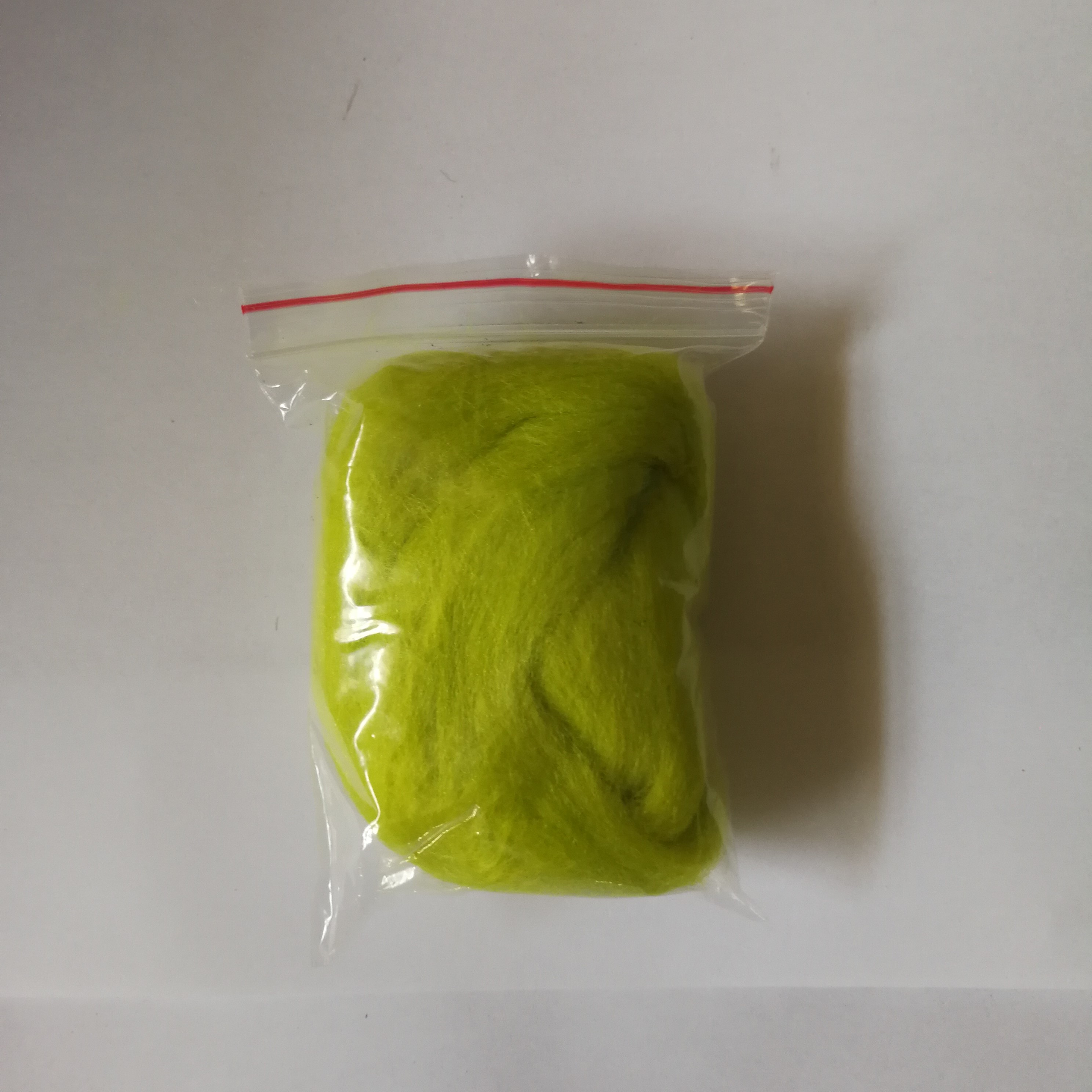 JX-LCLYL 60G Merino Woodland Groen Tinten Geverfd Wol Tops Roving Voor Naaldvilten