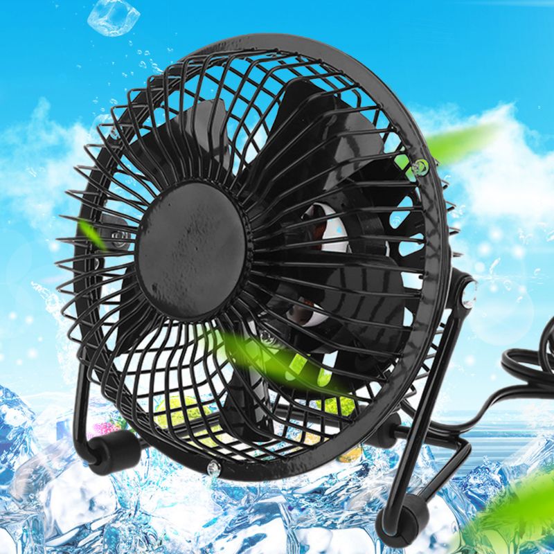 US EU UK Plug AC 110V 220V Electric Fans Table Metal Fan Small Desktop Fan Suitable for Home and Office Personal Fan 19QE