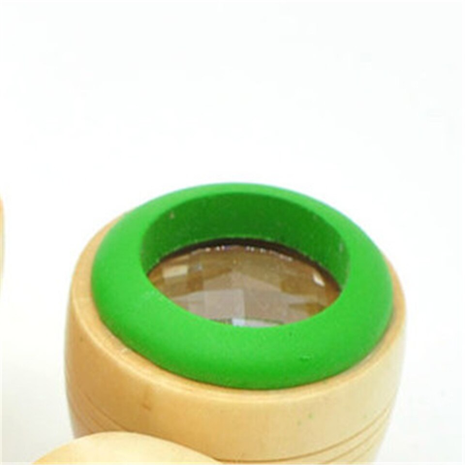 Neue Holz Bunten Kaleidoskop Holz Spielzeug Multiplex Prisma Holz Kaleidoskop freundlicher Holz unisex Kleinkind Pädagogisches Spielzeug