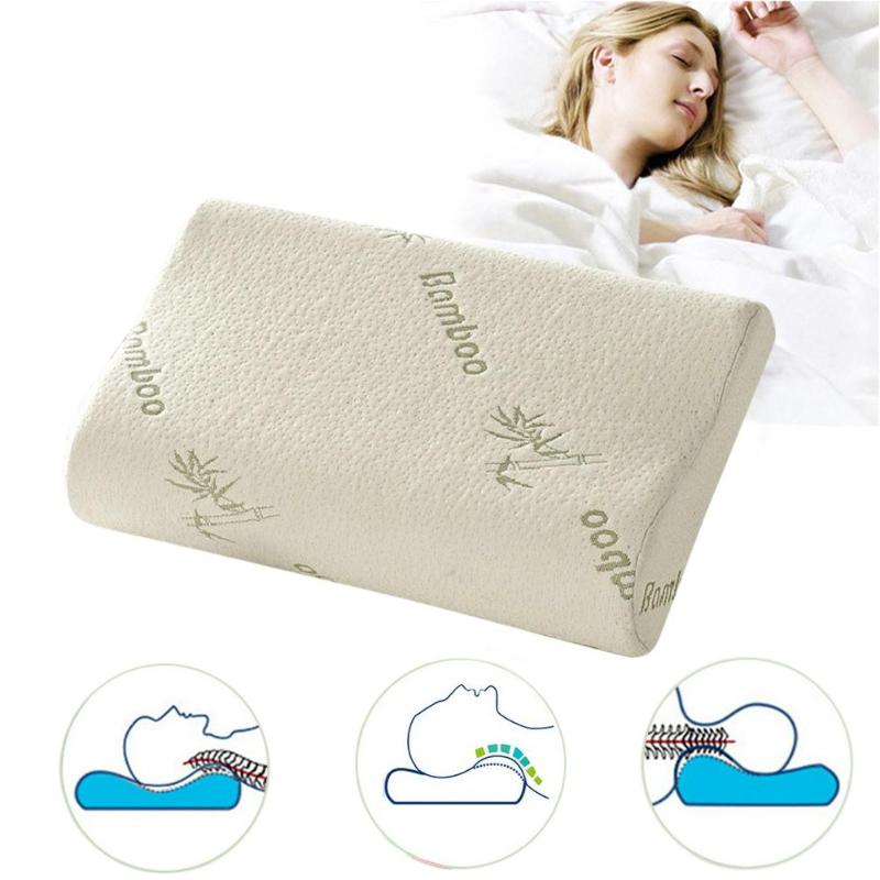 Memory Foam Pillow Neck Protection Orthopedic Sleeping Beding Pillows Ergonomic Comfortable Neck Protect Bedding Wedge Pillow