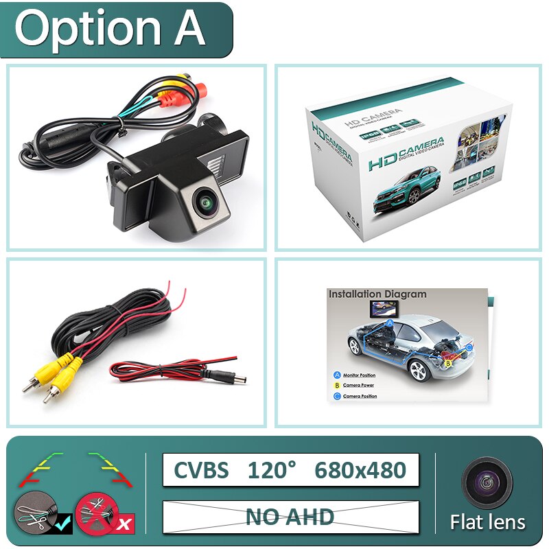GreenYi 170 Degree AHD 1920x1080P Special Vehicle Rear View Camera for Mercedes Benz Vito Viano Sprinter B Class W639 Car: A-680x480-120deg