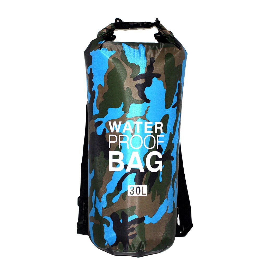 Foldable PVC Waterproof Dry Bag 2L 5L 10L 20L 30L Camo Outdoor Diving Man Women Beach Swimming Bag Rafting River Ocean backpack: 30L  no.24