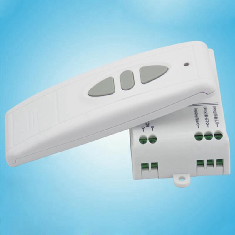 Contrôleur de moteur tubulaire sans fil JW-T02 V AC, interrupteur de commande à distance, arrêt haut/bas, marche avant et arrière TX RX verrouillé, 220