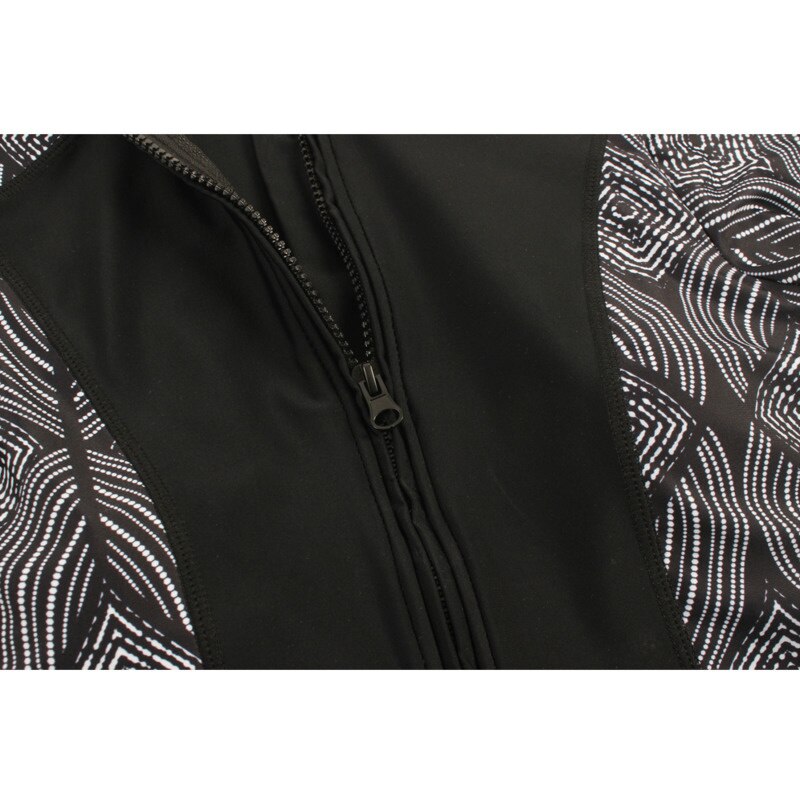 Moslim Badpak Bescheiden Burkinis Volledige Cover Badmode Islamitische Lange Mouwen Rits Zwemmen Set Beachwear Badpak
