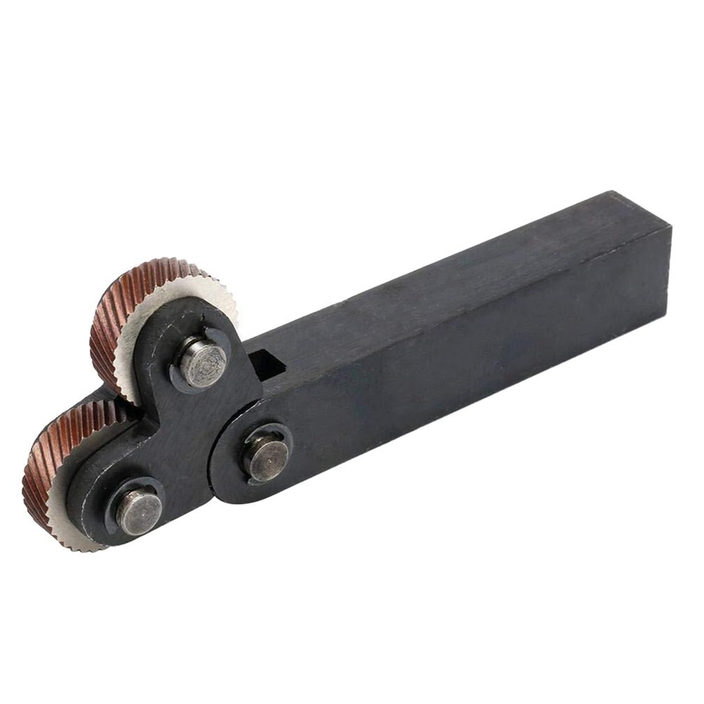 Dual Wheel Knurling Tool Kit 7pcs 0.5mm 1mm 2mm Wheel Linear Pitch Knurl Set Steel Lathe Cutter Wheel Knurling Tool Set