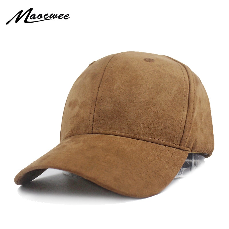 Unisex Soft Suede Baseball Cap Casual Solid color Sports Hat Bone Snapback Adjustable Breathable Dad Hats for Women and Men