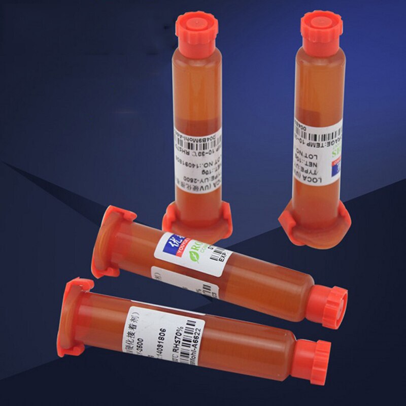 Colla UV LOCA liquido adesivo trasparente ottico per riparazione cellulare lente in vetro accessori da laboratorio ufficio 10ML ZMONH