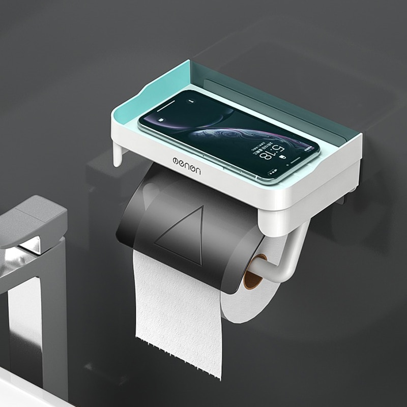 Wc Multifunctionele Opbergrek Stijl Toiletrolhouder Plastic Waterdichte Badkamer Organizer Sanitair Producten