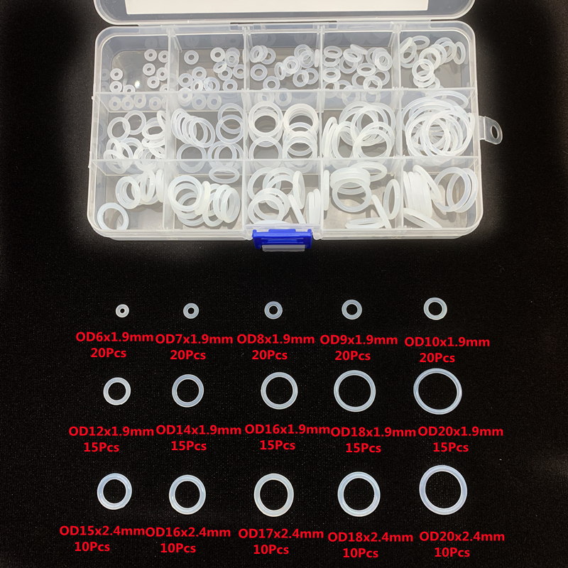 O Ring Gummi Silikon O Ring Dichtung nbr vmq fkm Dichtung O-Ring Nitril Unter Bein scheibe Gummi Oring einstellen Sortiment Bausatz einstellen Kasten Dichtung sring: Braun