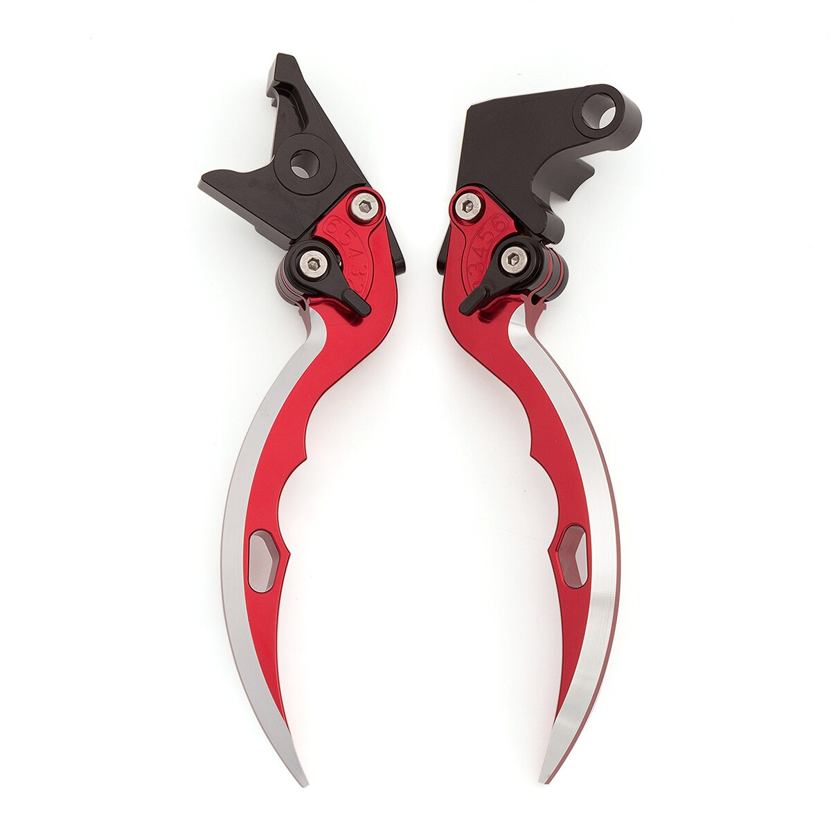 170mm Motorcycle Knife Blade Handles CNC Aluminum Brake Clutch Lever For Honda Grom 150: 170mm Red