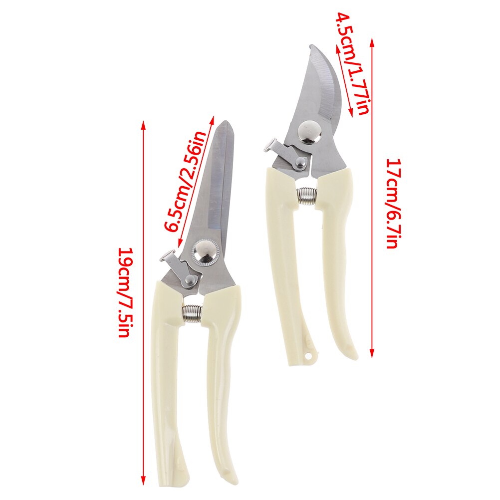 1PC Pruner Tree Cutter Gardening Pruning Shear Scissor Stainless Steel Cutting Tools Set Home Tools Anti-slip