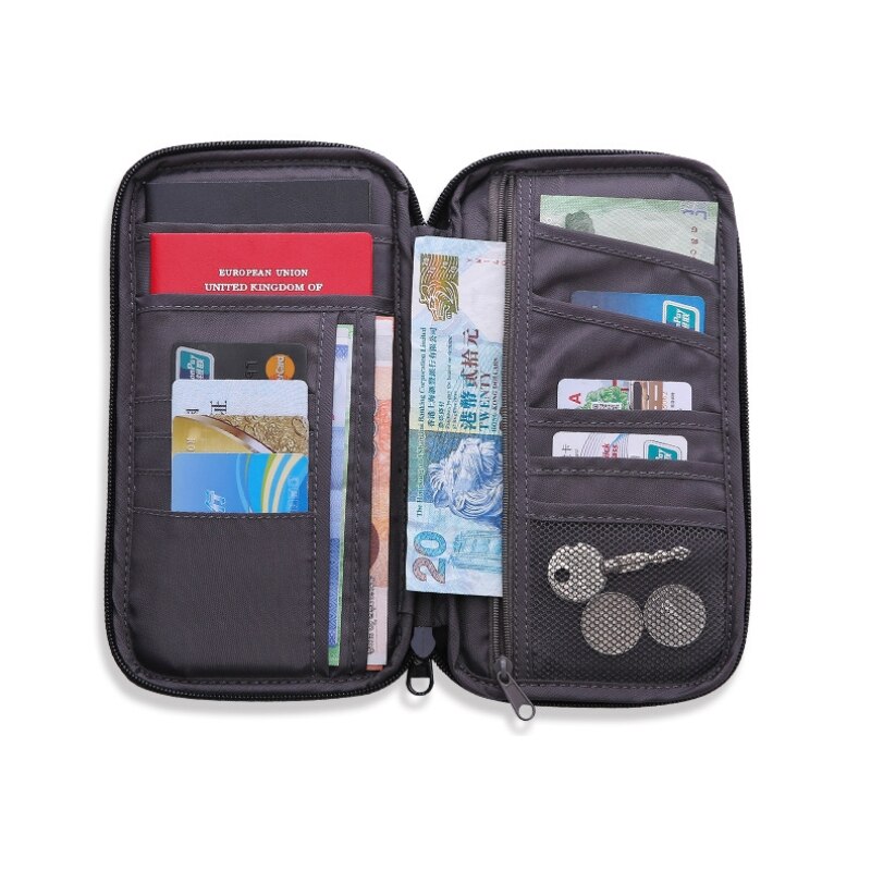 Portafoglio E Portapassaporto Sandpiper Of California: Organizza Documenti E Viaggia Sicuro Con Stile (Nero)