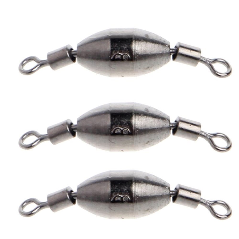 3 st fiske koppar sänke svängar rullande bly motvikt tillbehör fiske flöten set boj bobber för fisher