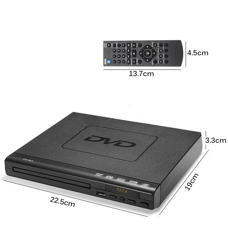 Portable DVD Player EVD Player Multifunctional DVD Player Multi-angle viewing zooming Plug EU 1 inch Player screen size