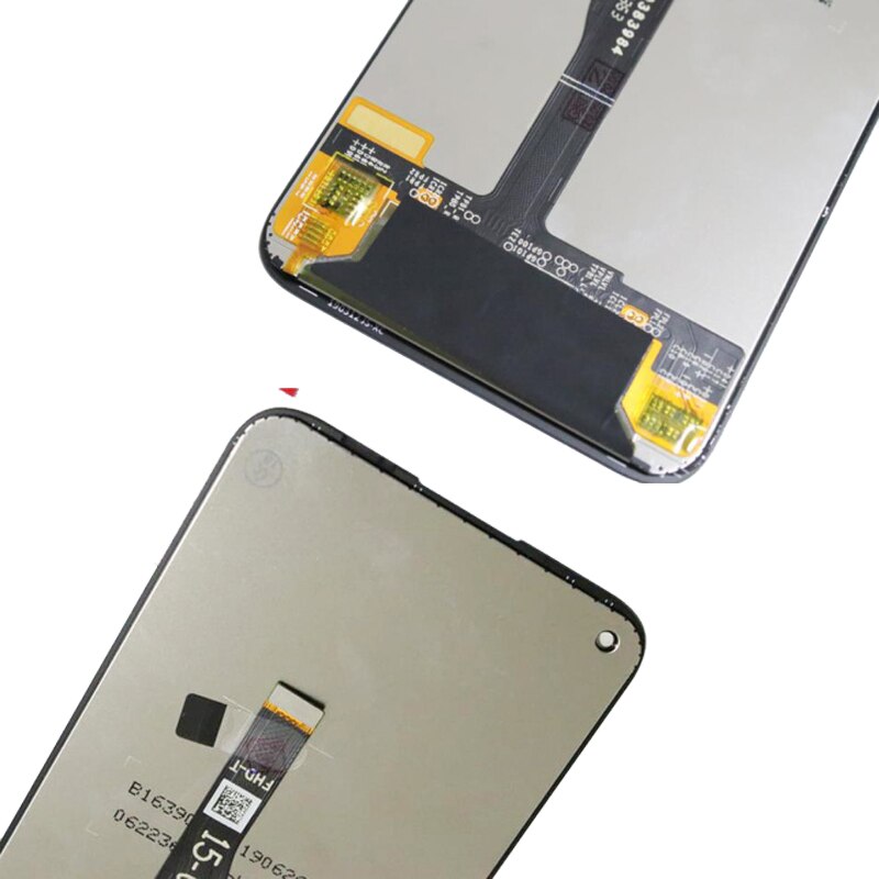 Oryginalny 6.4 ''wyświetlacz wymiana z ramką dla Huawei P40 Lite LCD ekran dotykowy Digitizer zgromadzenie dla Nova 6 SE ekran LCD