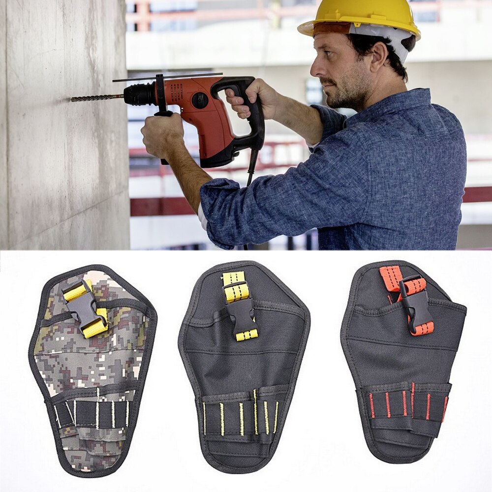 Oxford Cloth Electric Drill Kit Multifunctional Drill Holster Waist Tool Bag Electric Wrench Hammer Screwdriver Tool Storage Bag