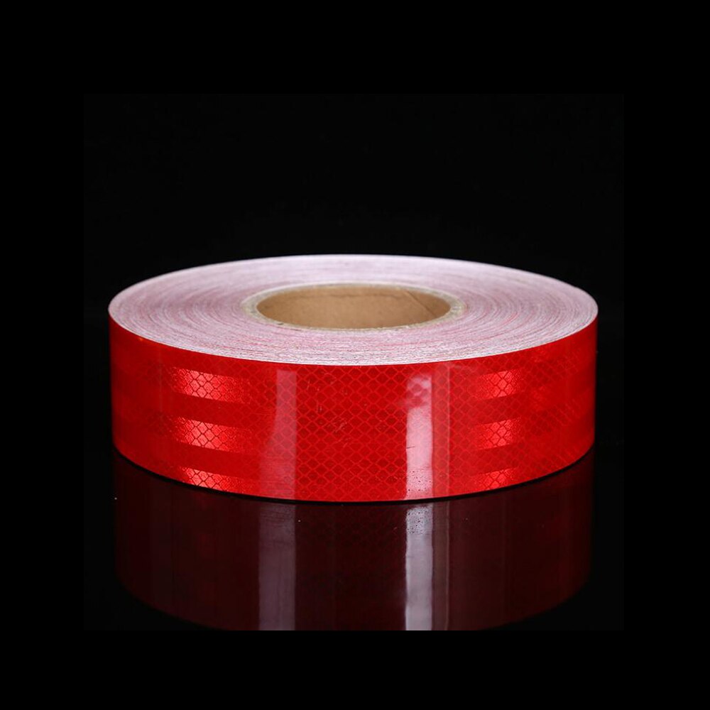5Cm X 10M/Roll Reflecterende Tape Reflector Sticker Veiligheid Waarschuwing Mark Decal Voor Auto Accessoires