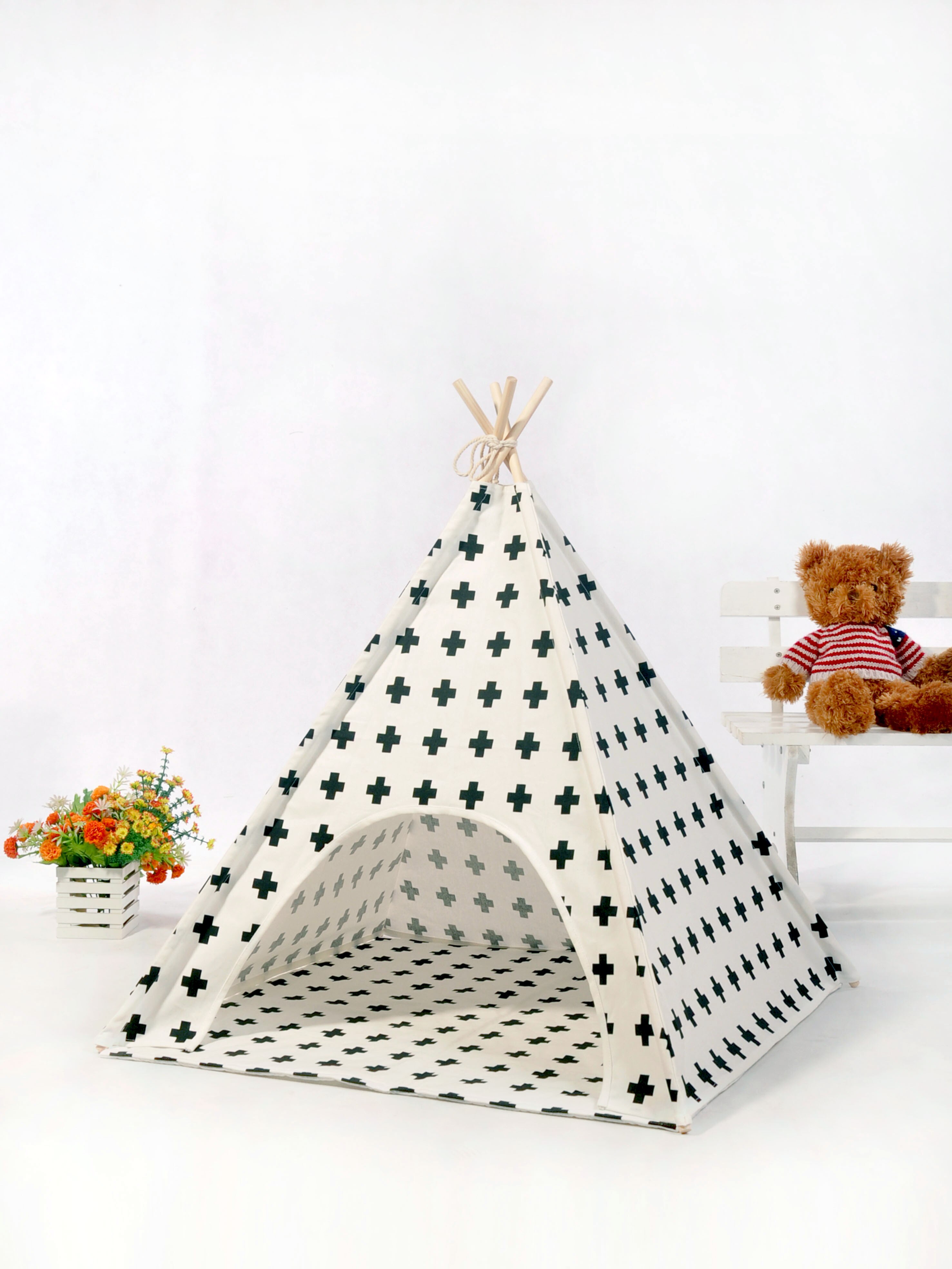 Canvas Pet Teepee Hedgehog Teepee, Guinea Pig Bed, Small Pet Teepee, Small Pet House, Pet Bed, Pet Tipi