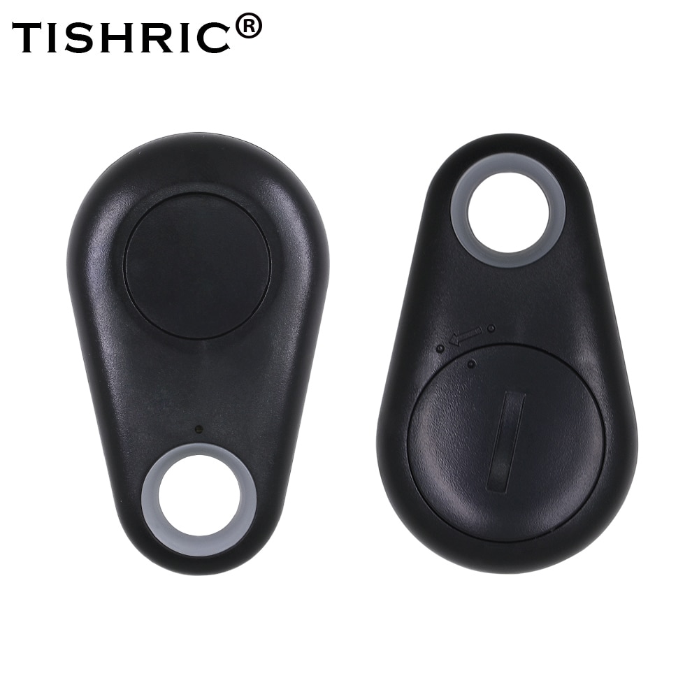 TISHRIC 2PCS 4PCS Wireless Wallet Key Finder Smart Remote Control Anti Lost Keychain Bluetooth Tracker Tags Keyfinder: 2pcs-Black